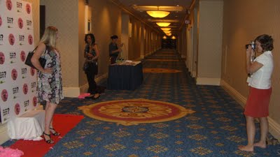 Tonya poses on red carpet at SITS party