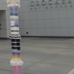 Yarn bomb at Crocker Art Gallery 1