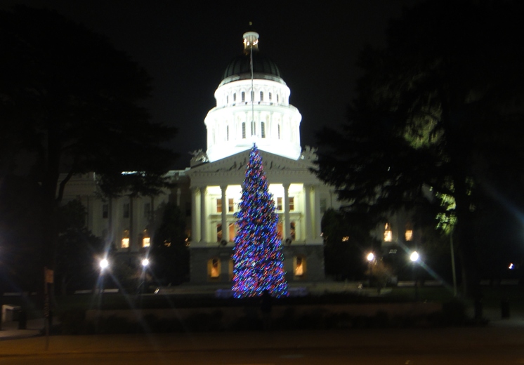 Christmas Tree at Sacramento Capitol