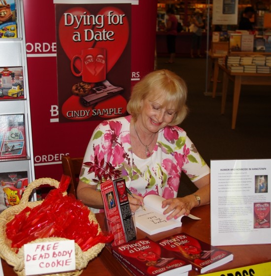 Cindy Sample, Dying For a Date, Mystery Authors, Sacramento Authors