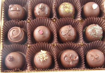 goat cheese truffles, surfing goat dairy, goat chocolate