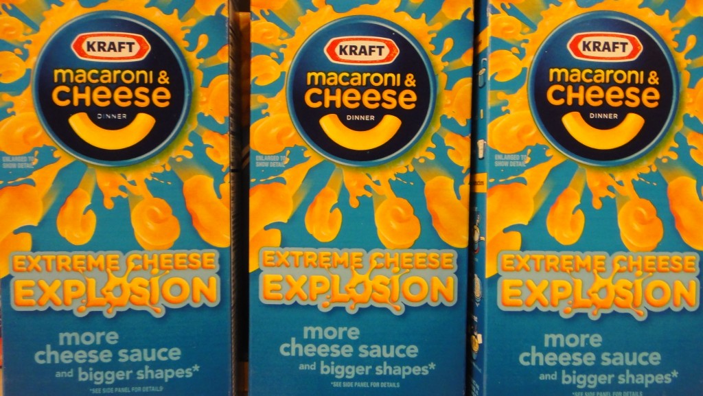 ngip, Kraft Macaroni and Cheese, extreme cheese explosion