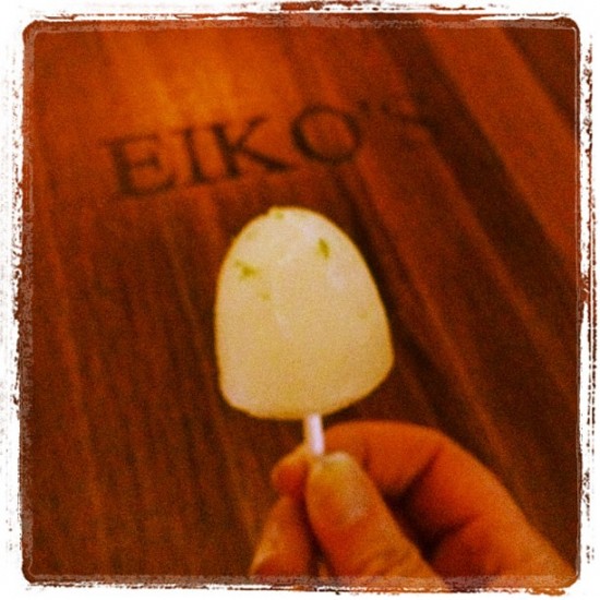 napa margarita popsicle Eiko's